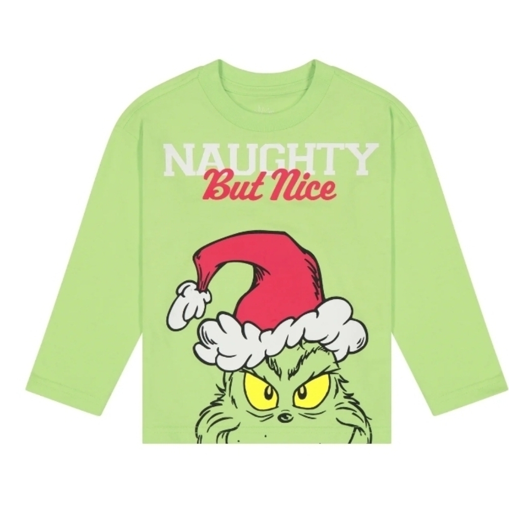 The Grinch Naughty But Nice Kids Shirt